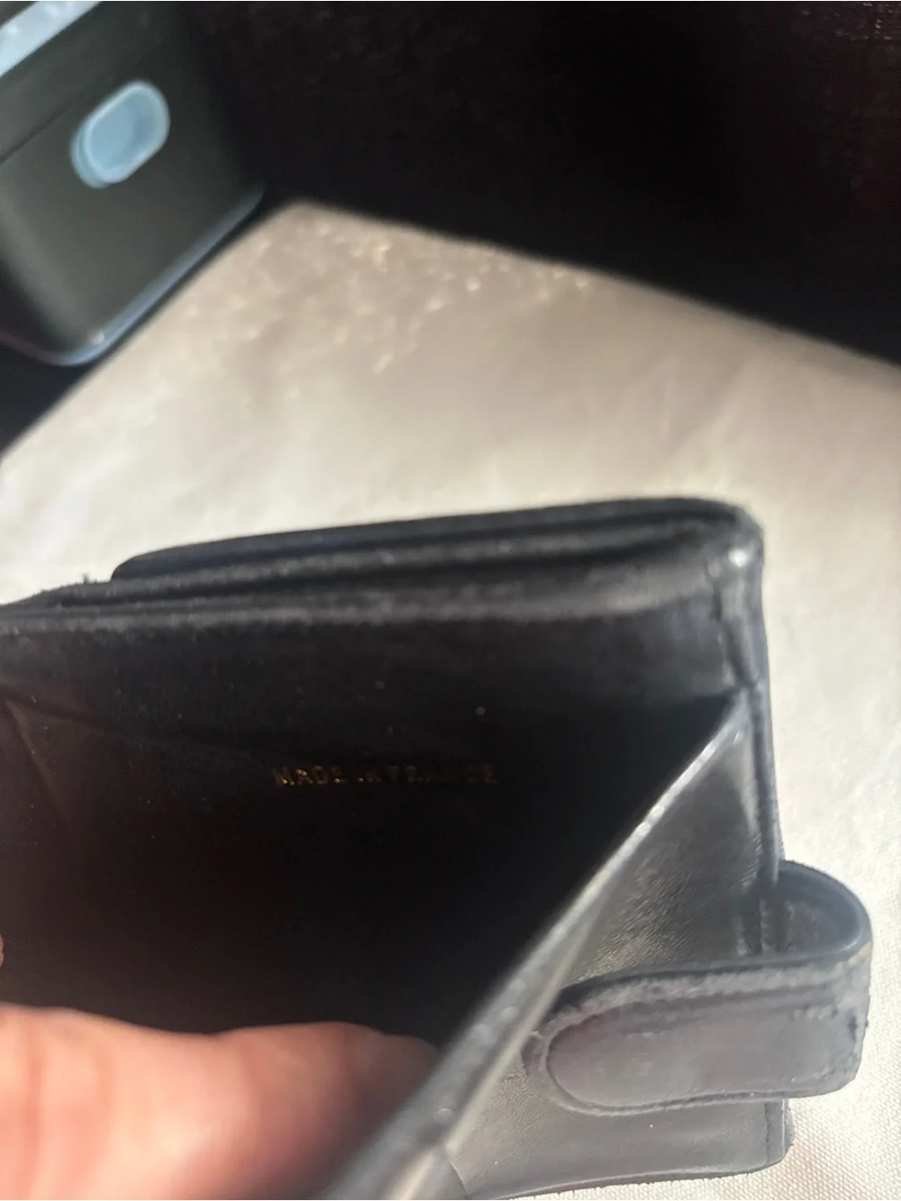 Chanel Black Quilted CC Logo Leather Wallet with COA card - Picture 13 of 17